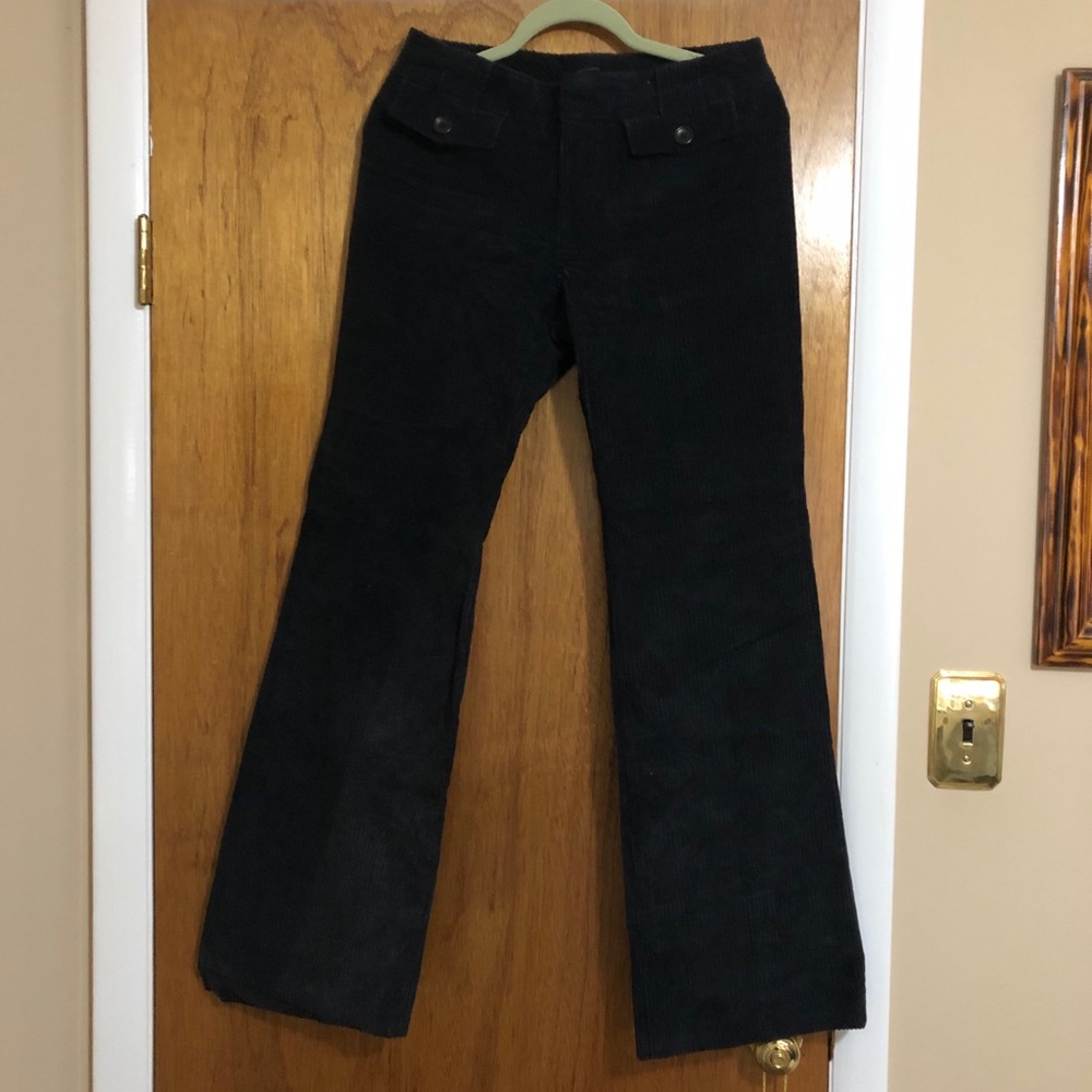 Size 4 black corduroy Pants Banana Republic